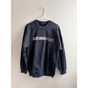 Vintage Navy Sweatshirt Men's M Lincoln Project, 90’s. Made in USA #streetwear